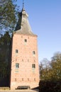 Medieval tower of castle Doorwerth, Netherlands Royalty Free Stock Photo