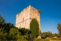 Medieval tower in Espinosa de los monteros, Burgos, Spain. Royalty Free Stock Photo