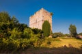 Medieval tower in Espinosa de los monteros, Burgos, Spain. Royalty Free Stock Photo