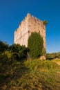 Medieval tower in Espinosa de los monteros, Burgos, Spain. Royalty Free Stock Photo