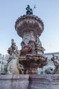 Neptune fountain on Trento town square, Italy Royalty Free Stock Photo