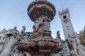 Neptune fountain on Trento town square, Italy Royalty Free Stock Photo