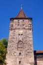 Medieval tower, Nurnberg, Germany Royalty Free Stock Photo