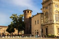 Medieval tower at Palazzo Madama, Piazza Castello, Turin Torino Royalty Free Stock Photo