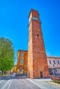 The medieval tower of Pavia, Italy Royalty Free Stock Photo
