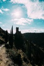 Medieval towers in France: Lastours Castles