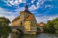 Medieval town Bamberg. Old town hall. Germany Royalty Free Stock Photo