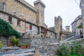 Medieval town of Bolsena, Italy with Rocca Monaldeschi della Cervara castle Royalty Free Stock Photo