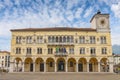 Medieval town hall at the historic centre of Belluno, Italy