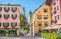 Medieval town of Kitzbuhel, Tirol Royalty Free Stock Photo