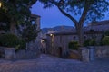 town of pals on the spanish costa brava at night Royalty Free Stock Photo