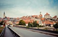 Medieval town panorama. Bystrzyca Klodzka, Poland