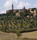 The medieval town of Pienza Royalty Free Stock Photo