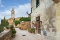 Medieval Town Pienza, Tuscany, Italy. Royalty Free Stock Photo