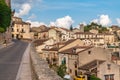 The medieval town of Sepulveda in the province of Segovia, one of the most beautiful towns in Spain Royalty Free Stock Photo
