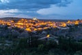 The medieval town of Sepulveda in the province of Segovia, one of the most beautiful towns in Spain Royalty Free Stock Photo