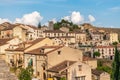 The medieval town of Sepulveda in the province of Segovia, one of the most beautiful towns in Spain Royalty Free Stock Photo