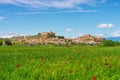 The medieval town of Ortilla in Aragon Royalty Free Stock Photo