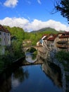 Medieval town Skofja Loka Royalty Free Stock Photo