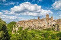 Medieval town of Vitorchiano in Lazio, Italy Royalty Free Stock Photo