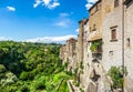 Medieval town of Vitorchiano in Lazio, Italy Royalty Free Stock Photo