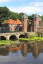 Characteristic medieval city wall,Amersfoort.Netherlands Royalty Free Stock Photo