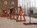 Medieval training apparatus in Kasteel Hoensbroek, one of the m