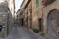 Village of ainsa in the spanish pyrenees Royalty Free Stock Photo