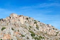 The medieval village of Anavatos of Chios, Greece Royalty Free Stock Photo