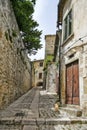 The medieval village of Bovino in the Puglia region.