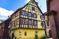 Medieval village Kaysersberg. Alsace Wine Route. France Royalty Free Stock Photo