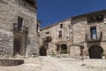 Medieval Village of Montfalco Murallat Royalty Free Stock Photo