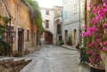 Medieval village in Roquebrune-Cap-Martin, Provence-Alpes-Cote d`Azur, France. Cote d`Azur of French Riviera