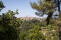 The medieval village of Saint Paul de Vence in the Maritime Alps Royalty Free Stock Photo