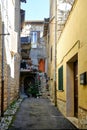 The old town of Sezze, Italy.