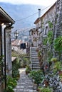 The medieval village of Sicignano degli Alburni in Italy.