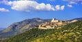 Medieval villages of Italy - Sermoneta Royalty Free Stock Photo