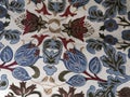 medieval vintage fabric detail close up Royalty Free Stock Photo