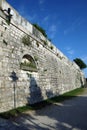 Medieval wall in Rovinj,Croatia