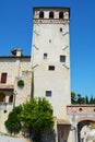 Medieval walls in Asolo town, Italy Royalty Free Stock Photo