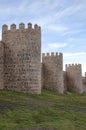 Medieval walls, Avila, Spain Royalty Free Stock Photo