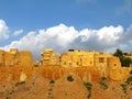 Medieval walls of Jaisalmer, Rajasthan, India Royalty Free Stock Photo