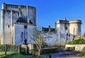 Medieval walls of Loches, France Royalty Free Stock Photo