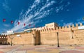 Medieval walls of Medina in Kairouan, Tunisia Royalty Free Stock Photo