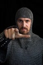 Medieval warrior Royalty Free Stock Photo