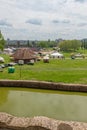 Medieval warriors Camp in Smederevo Fortress.