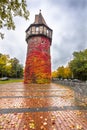 Medieval watchtower Dohrener Turm in Hannover, Germany