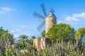 Medieval windmill in Palma Mallorca