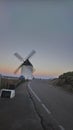 Medieval windmills in Spain. Don Quijote