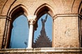 Medieval window in Siena